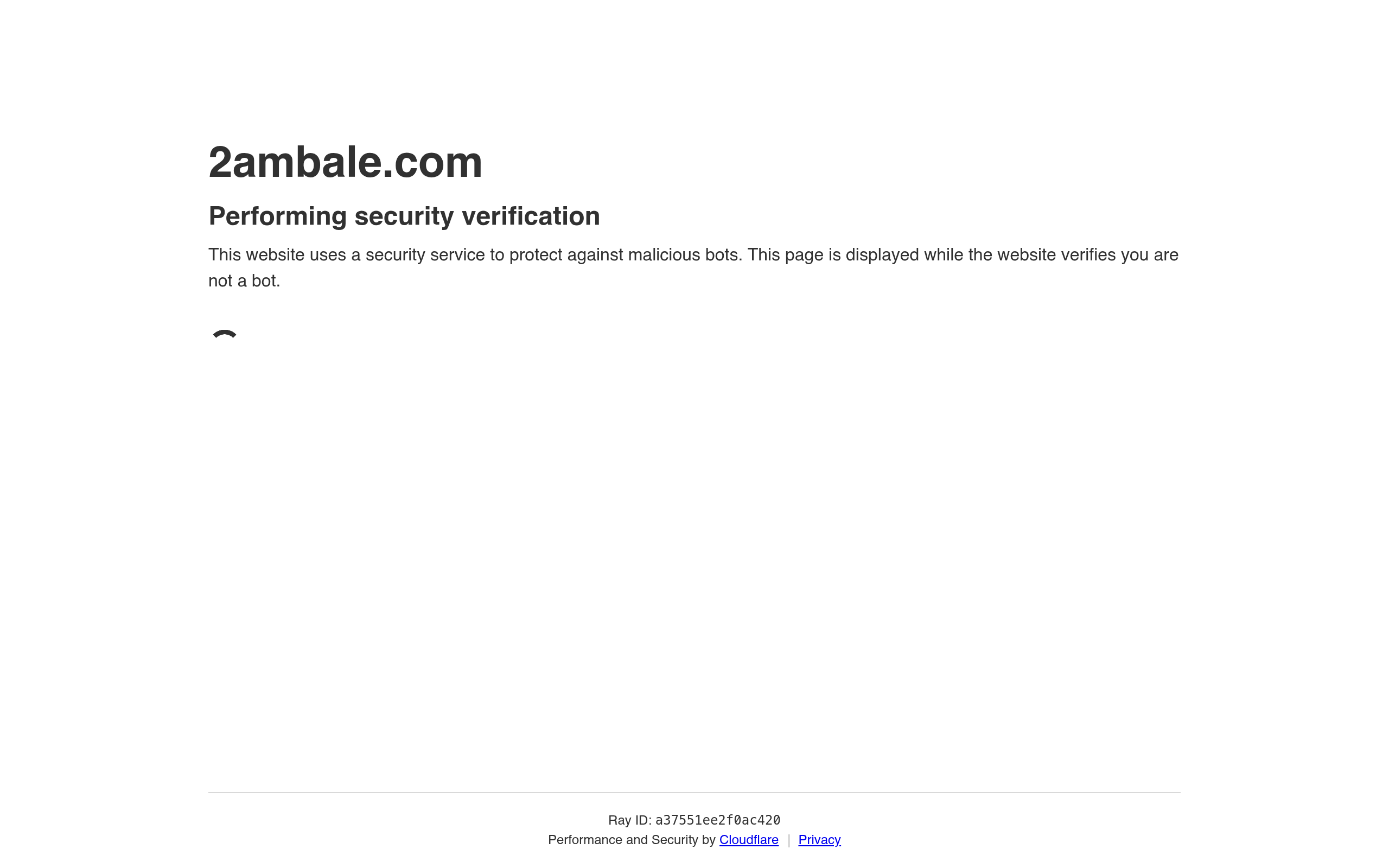 2ambale.com website preview