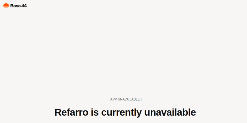 Refarro Network website preview