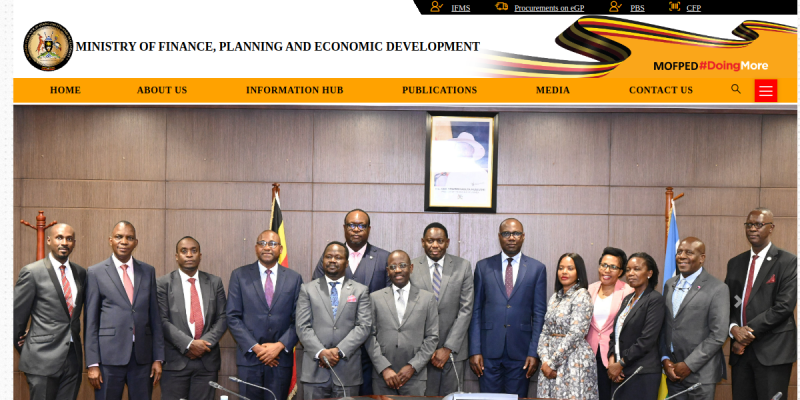 Ministry of Finance, Planning and Economic Development website preview