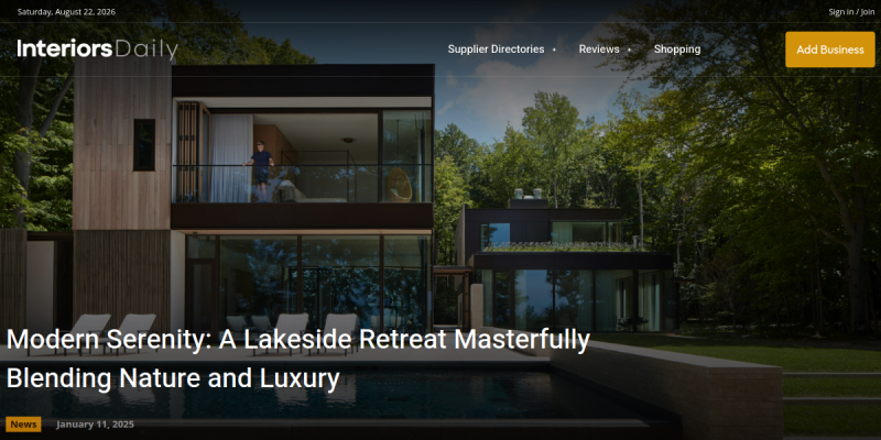 InteriorsDaily website preview