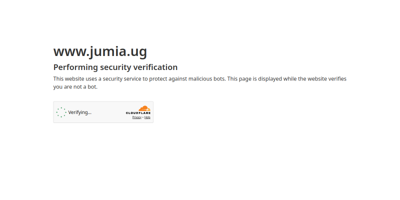 Jumia Uganda website preview