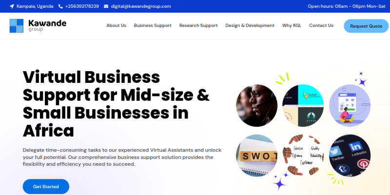 Kawande Group website preview